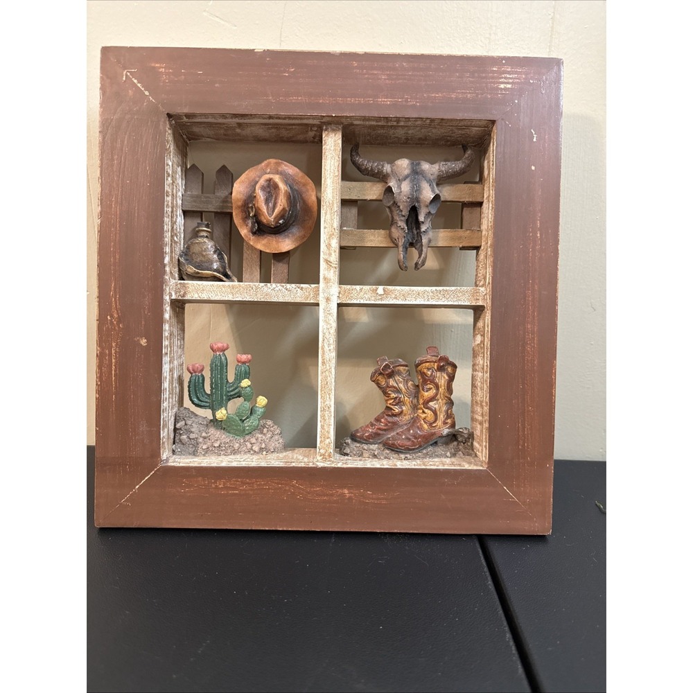 Framed Cowboy Home Decor